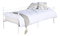 Jednolůžková postel 90 cm Rossa (s roštem) (bílá)