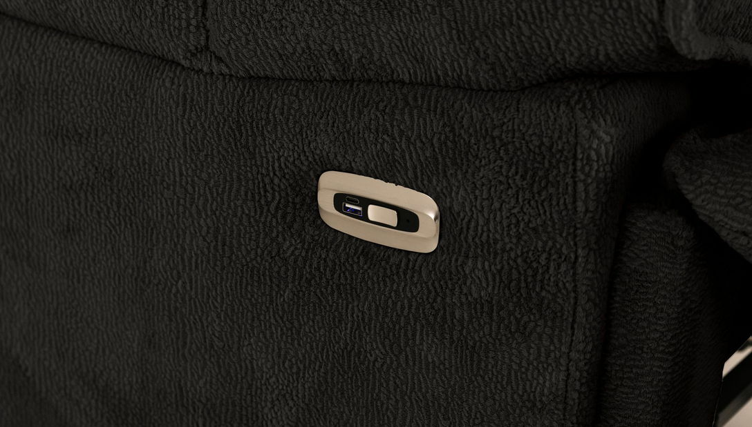 Polohovatelné křeslo Softol (antracit)