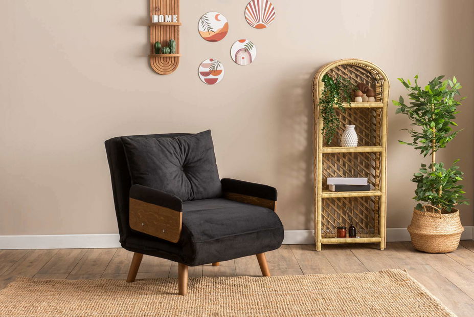 Křeslo Como S (černá)