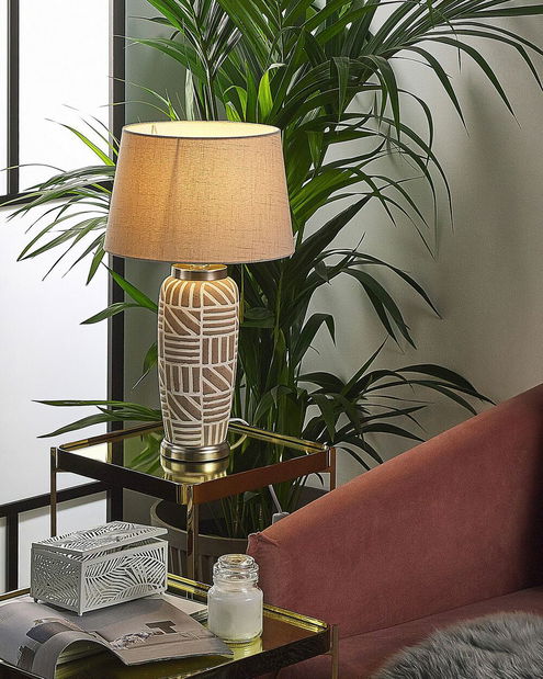 Stolní lampa Tashi (béžová)