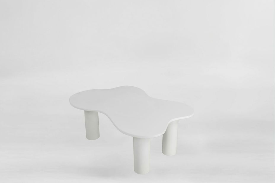 Konferenční stolek Blumingdel (bílá)