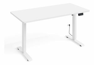 Elektrický PC stolek Motiva 140 (bílá)