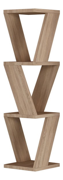 Nástěnná police Zella (dub)