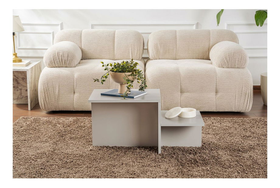 Konferenční stolek Hermanetta (šedá)