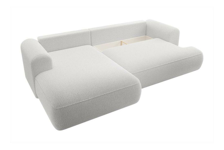 Rohová sedací souprava Olivo I (L) (světle šedá + černá)