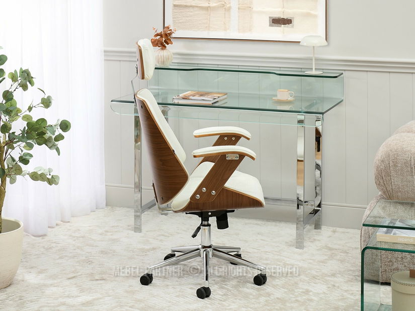 Kancelářské křeslo Frankovstain (krémová)