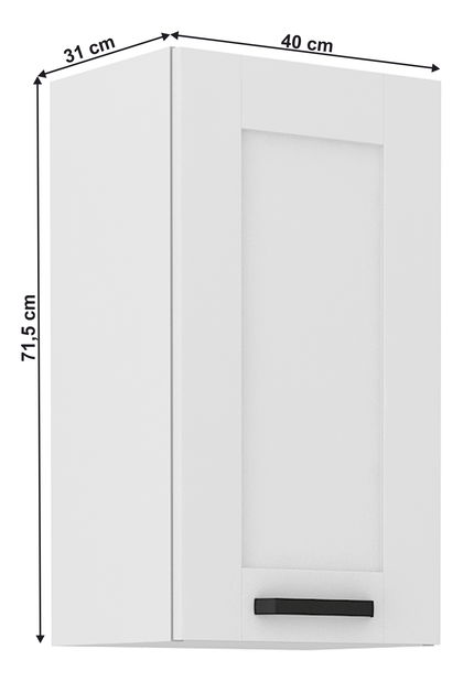 Horní skříňka Lesana 1 (bílá) 40 G-72 1F 