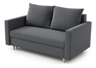 Pohovka dvousedačka Louis (tmavě šedá)