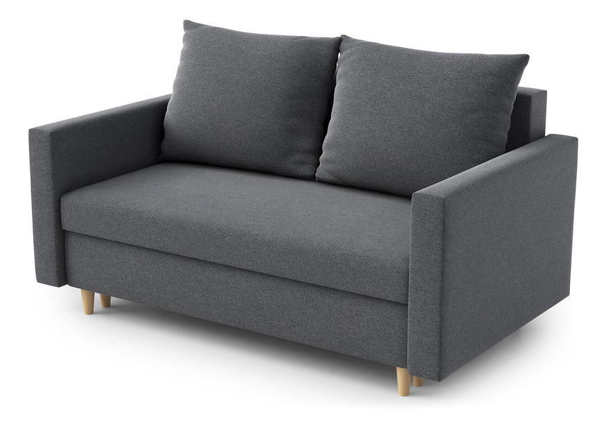 Pohovka dvousedačka Louis (tmavě šedá)