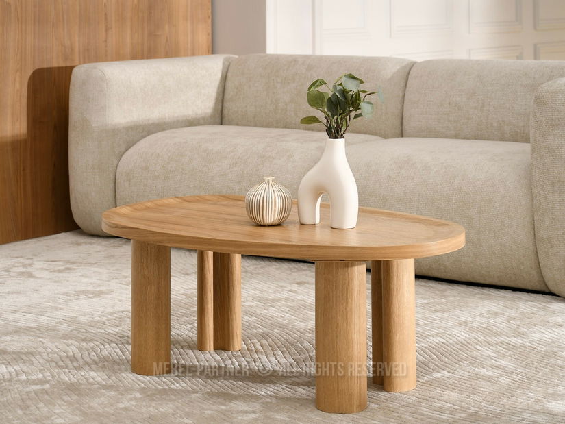 Konferenční stolek Agujeros (dub)