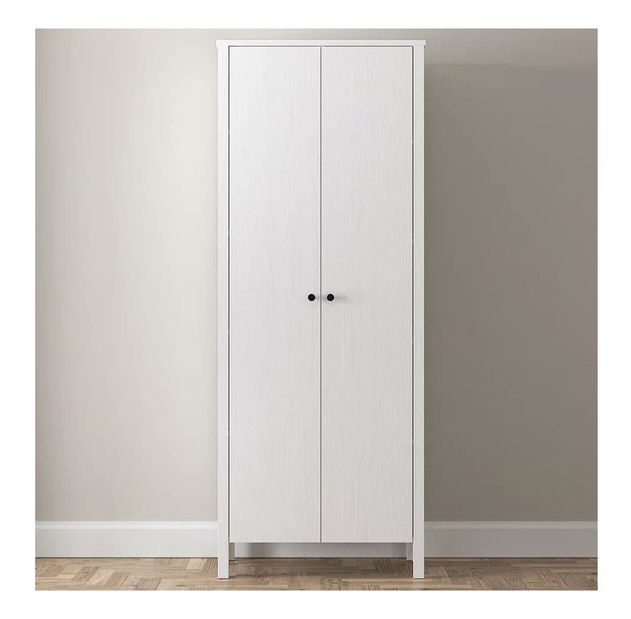 Šatní skříň Franc 49 (bílé dřevo)