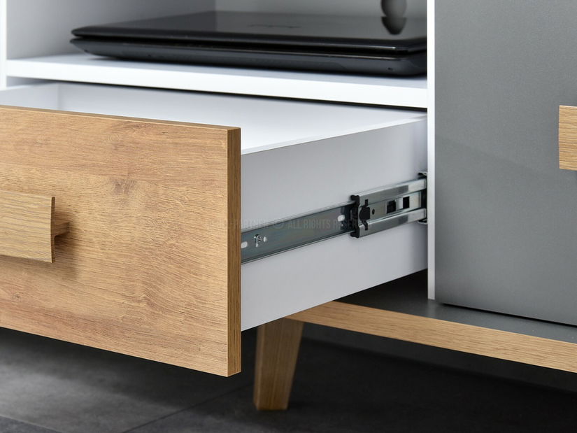 Obývací stěna Semivacias 04 (bílá)