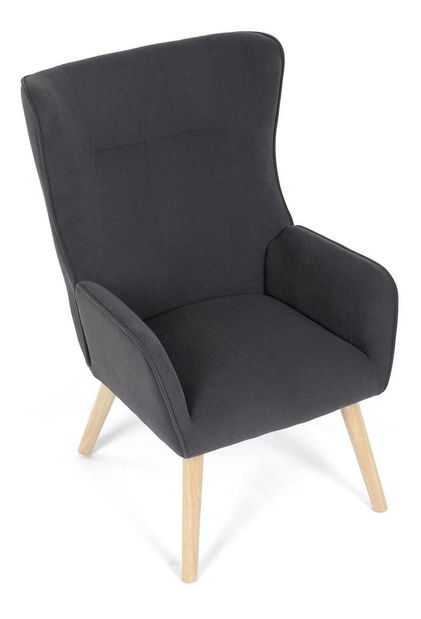 Křeslo Atribuian (tmavě šedá)