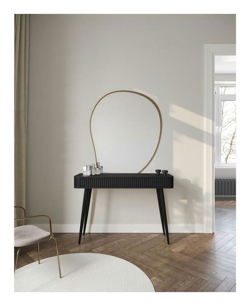 Toaletní stolek Oglio O6 (černá)