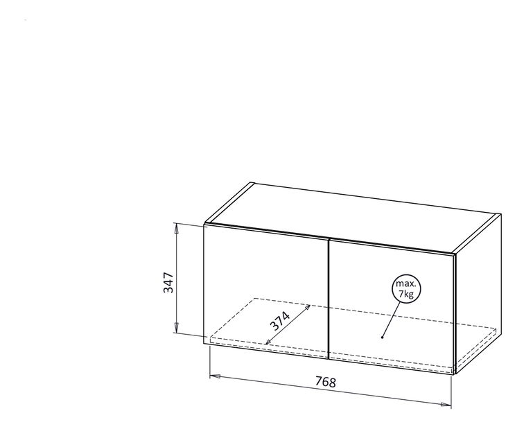 Polička Medoro ME2 (kašmír)