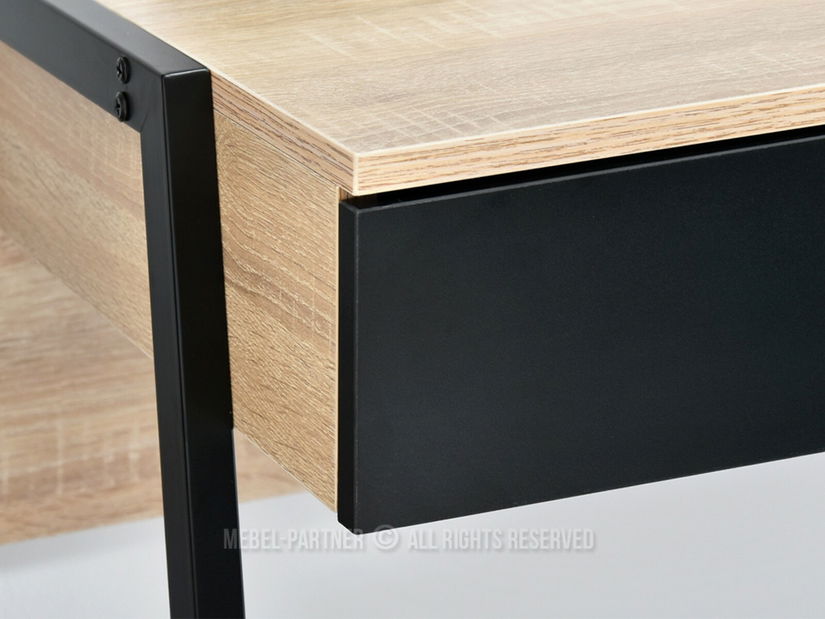 PC stolek Norway (dub + černá)