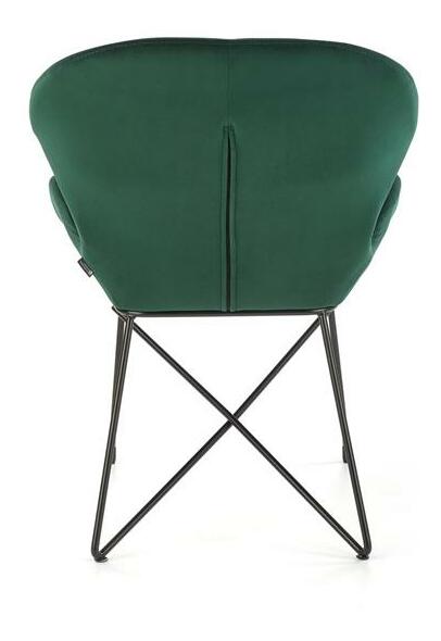 Jídelní židle Koh (tmavě zelená)