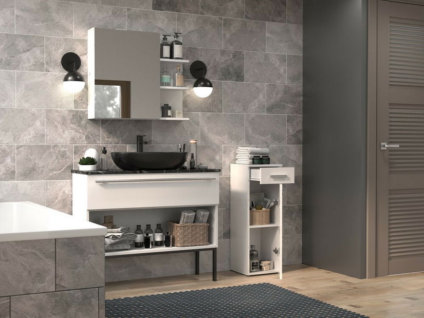 Koupelnová skříňka Neltossa 17 (lesk bílý)