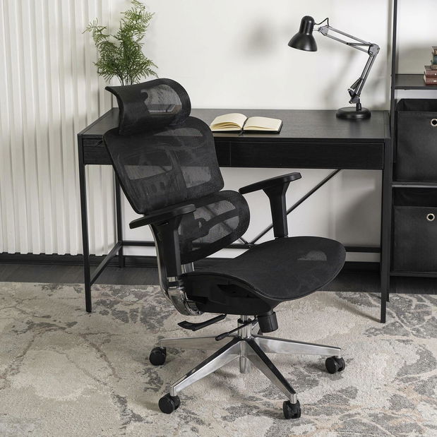 Kancelářské křeslo Necesarias (černá)