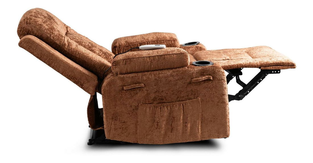 Masážní křeslo Banesto (hnědá)