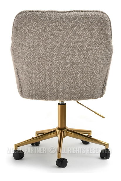 Křeslo Island (béžová + zlatá)