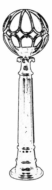 Venkovní podlahové svítidlo Asif (černá + bílá)