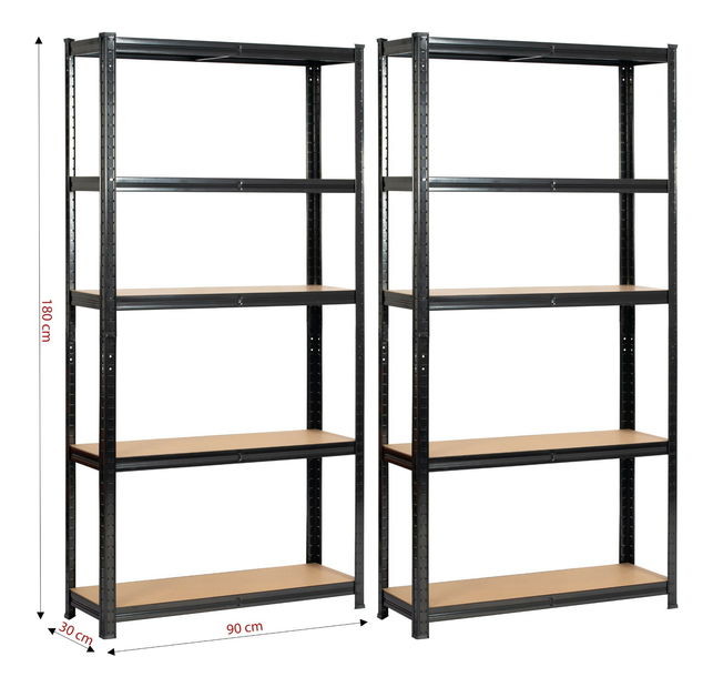 Regál Alegando (černá)