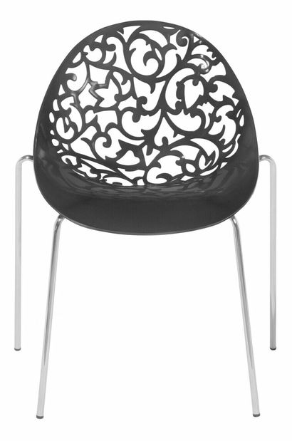 Set 4ks. jídelních židlí Mumbwa (černá)