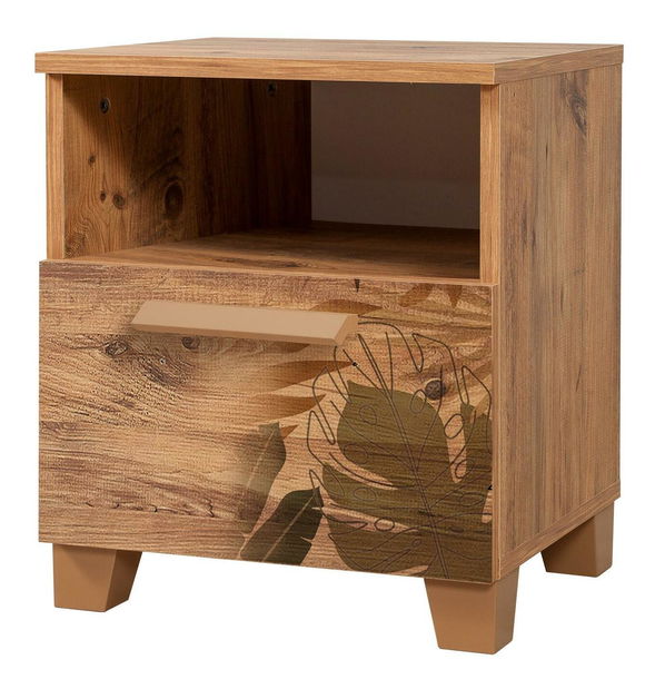 Noční stolek Nudava 5 (borovice atlantická)