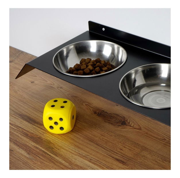 Miska na krmivo pro domácí zvířata Ninede 5 (černá)