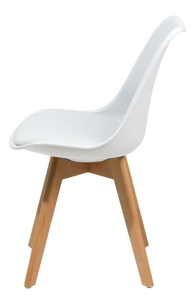 Set 2 ks jídelních židlí Dakza (bílá)