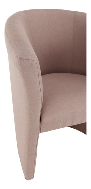Křeslo Cubali (pudrově růžová)