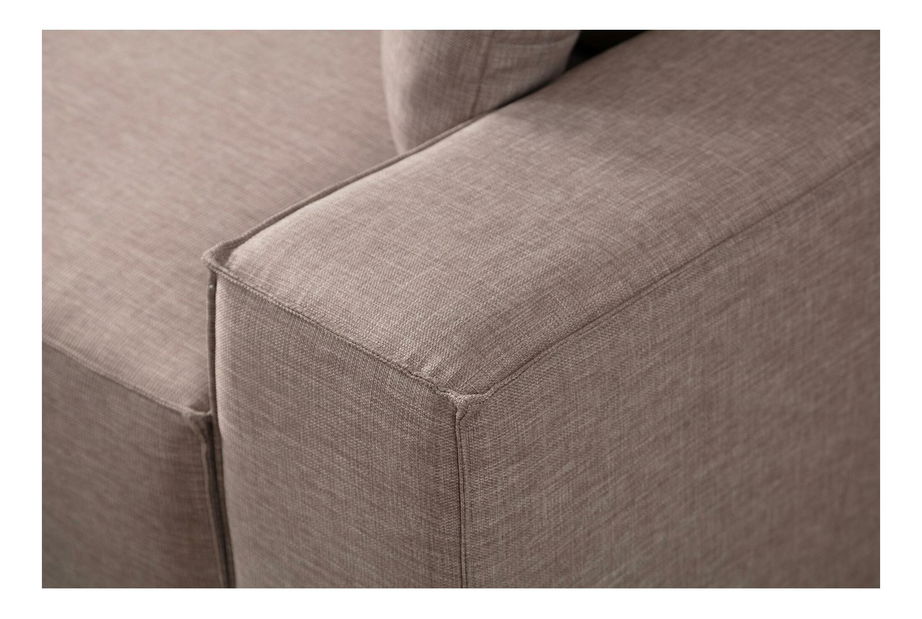 Rohová sedačka Pirlofenzza (s úl. prostorem) (L) (hnědá)