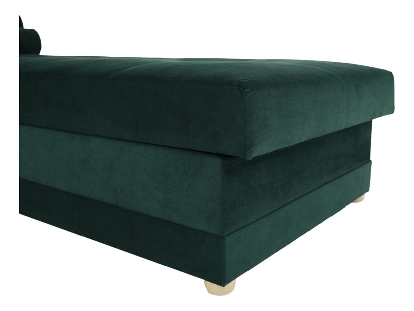 Jednolůžková postel (válenda) 80 cm Rinok (smaragdová) (s úl. prostorem)