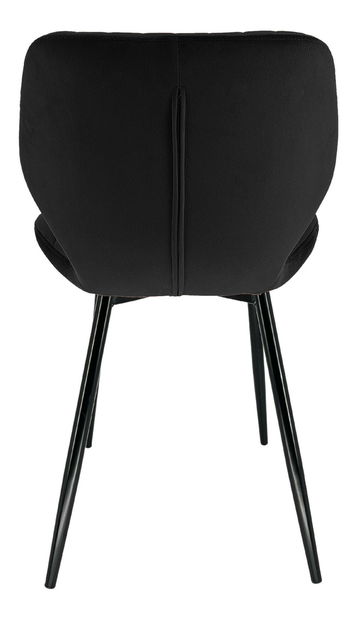 Set 4 ks. jídelních židlí Xenofobos (černá)