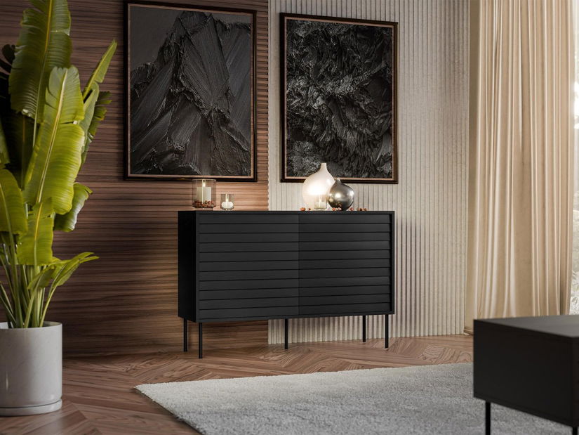 Komoda Hermano 1D3S (černá)