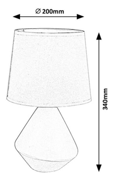 Noční lampa Ferber 5221 (hnědá)