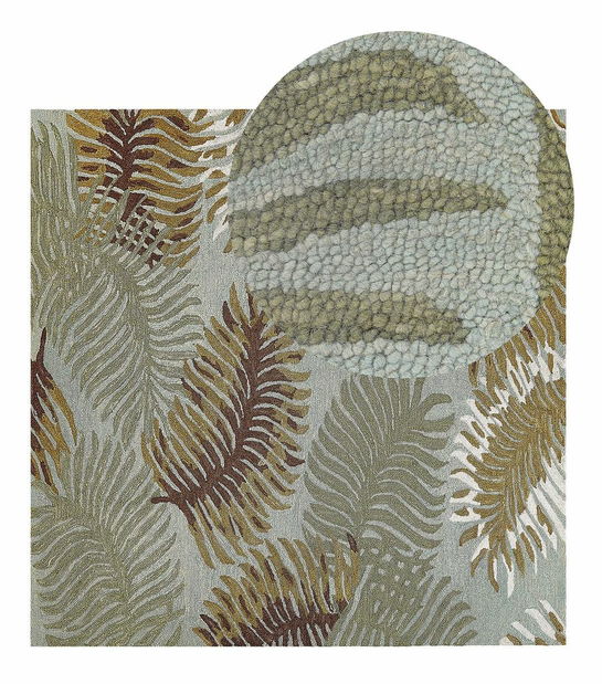 Koberec 200 x 200 cm Vizza (vícebarevná)