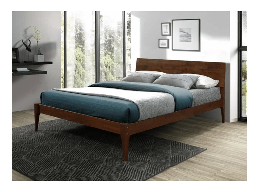 Manželská postel 160 cm Bredo (s roštem)