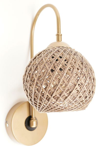 Nástěnné svítidlo Sofobello 1 (hnědá)