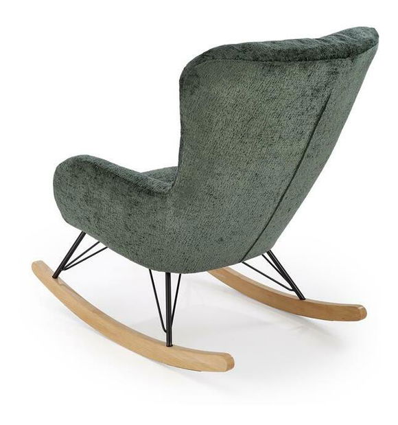 Houpací křeslo Caster (tmavě zelená)