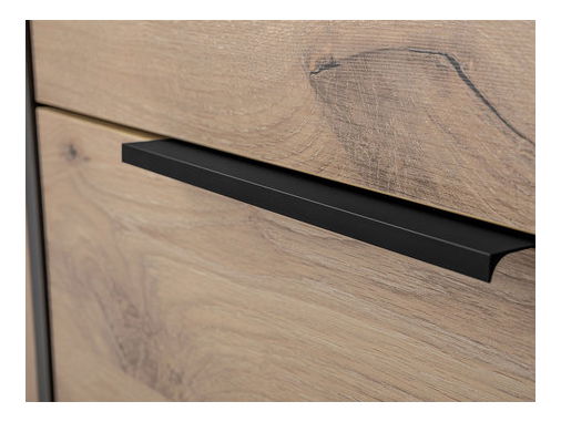 Komoda Pengasa 2D3S (černá + dub viking)