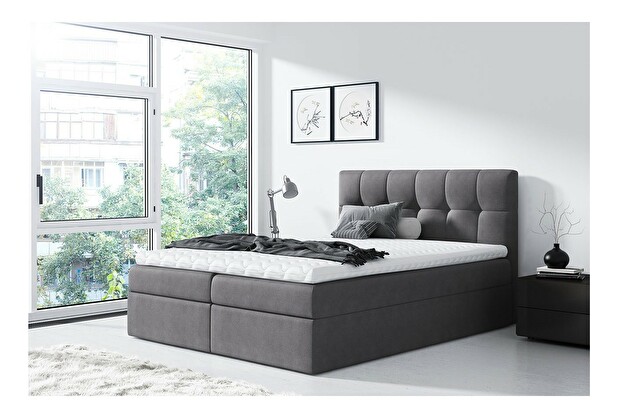 Jednolůžková boxspring postel Maddox (120x200) (Rico 23)