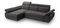 Rohová sedací souprava Belona (tmavě šedá) (L)
