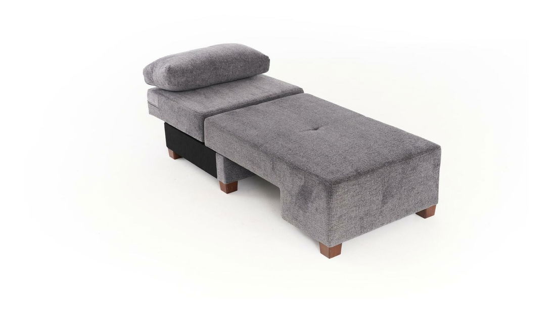 Rozkládací pohovka Perenilla C (šedá + ořech)