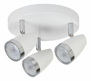 Bodové svítidlo Karen 6668 (bílá + chromová)