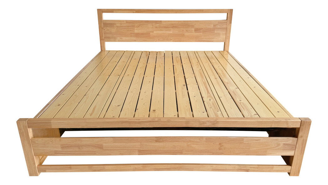 Manželská postel 180 cm Senalan (přírodní) (s roštem) (s úl. prostorem)