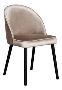 Jídelní židle Ultus (světlohnědá + černá)