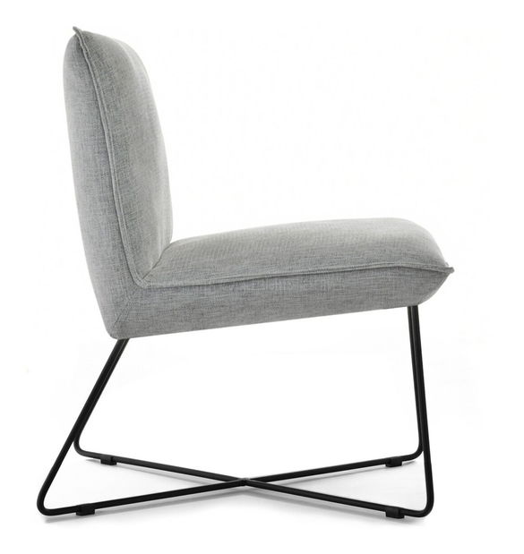 Relaxační křeslo Pakorabanas (šedá + černá)