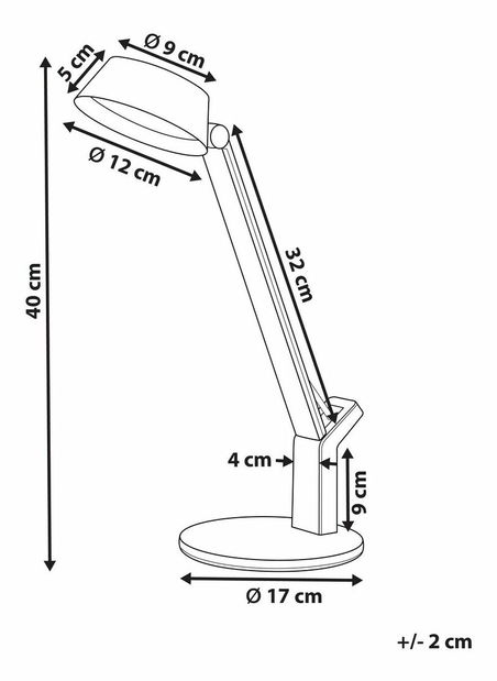 Stolní lampa Chaza (měděná)